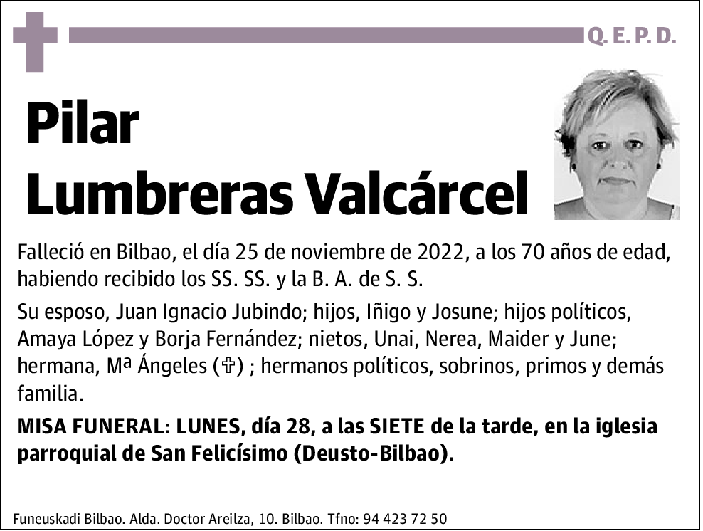 Pilar Lumbreras Valcárcel