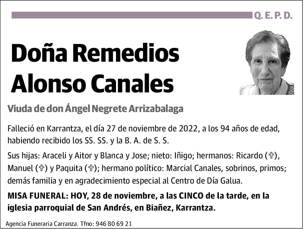 Remedios Alonso Canales