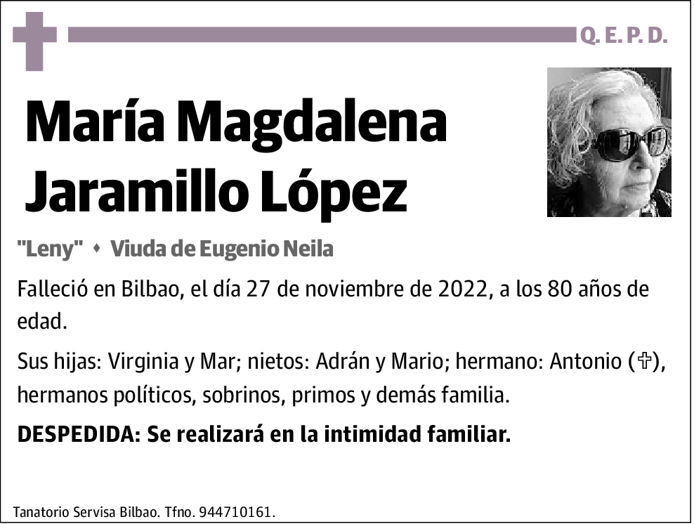 María Magdalena Jaramillo López