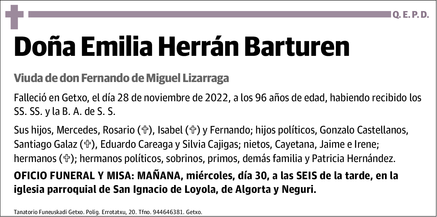 Emilia Herrán Barturen