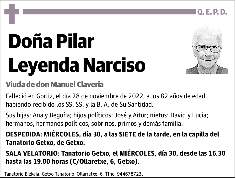 Pilar Leyenda Narciso