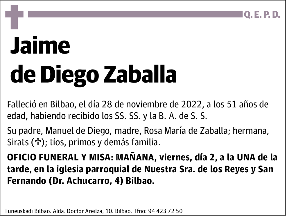 Jaime de Diego Zaballa