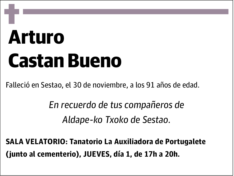 Arturo Castan Bueno