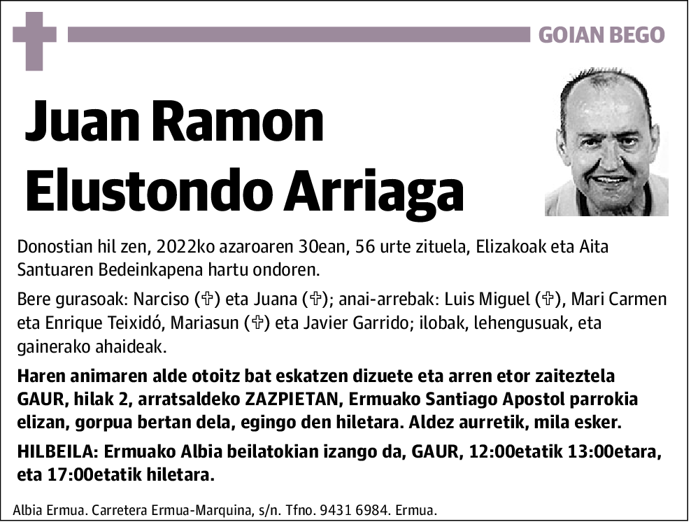 Juan Ramón Elustondo Arriaga