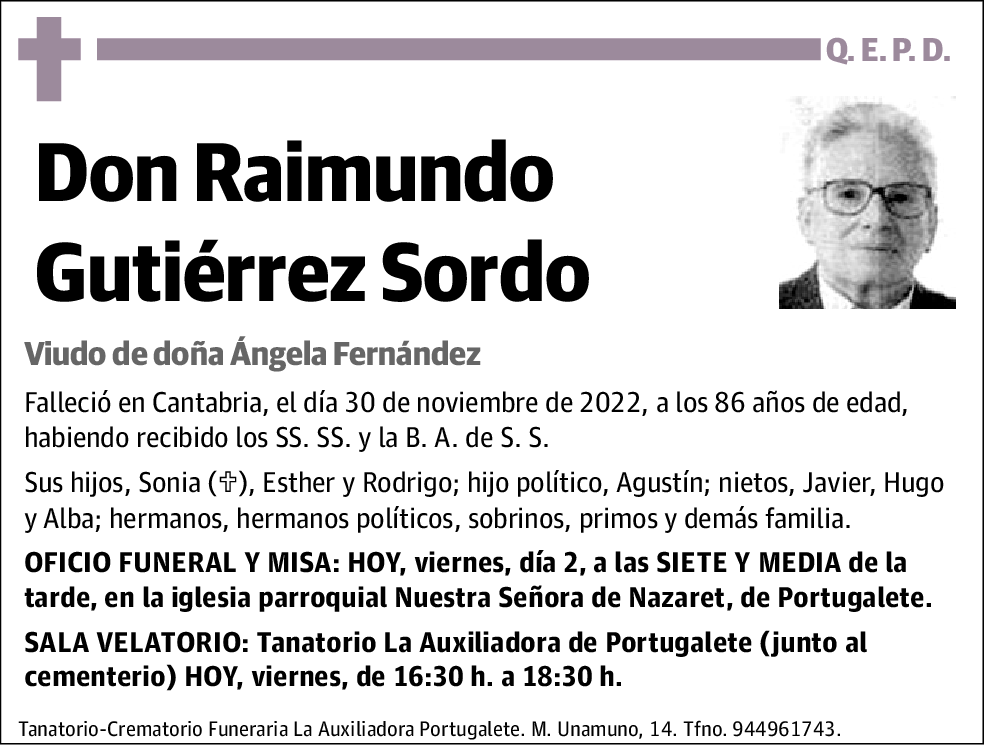 Raimundo Gutiérrez Sordo