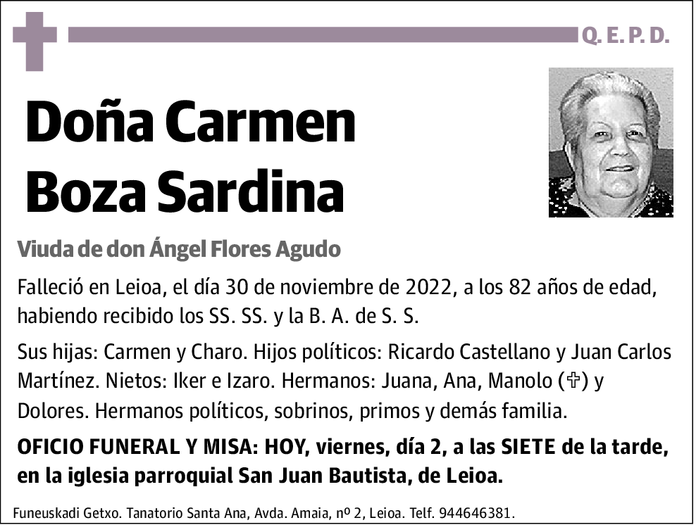 Carmen Boza Sardina