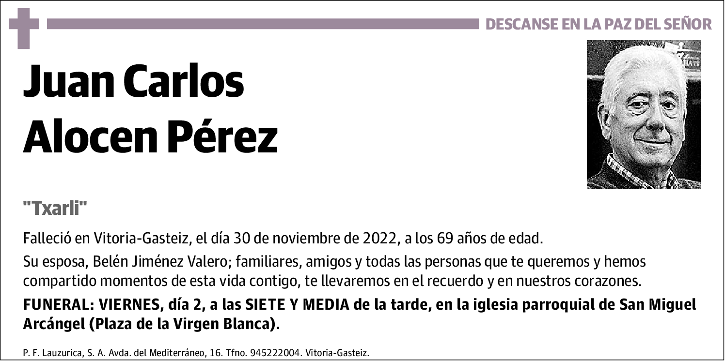 Juan Carlos Alocen Pérez