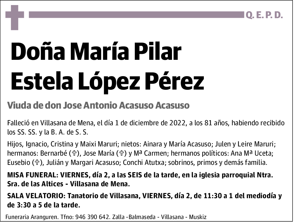 María Pilar Estela López Pérez