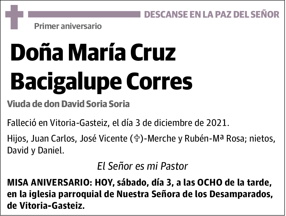 María Cruz Bacigalupe Corres
