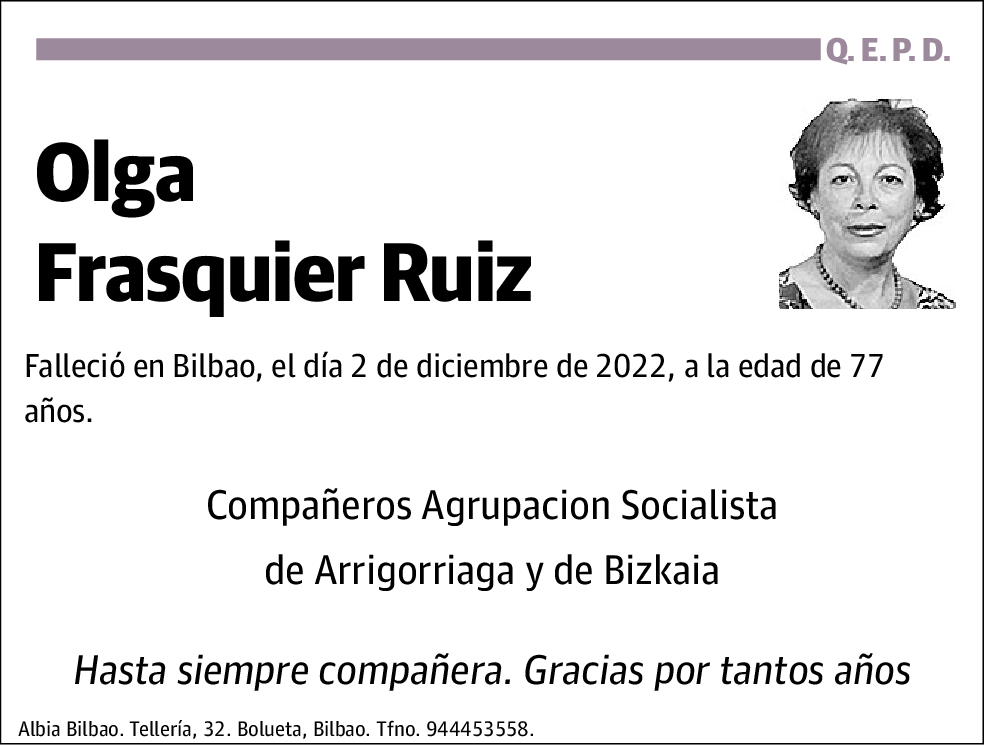 Olga Frasquier Ruiz