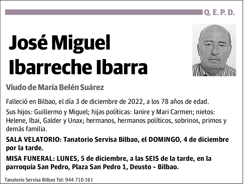 José Miguel Ibarreche Ibarra