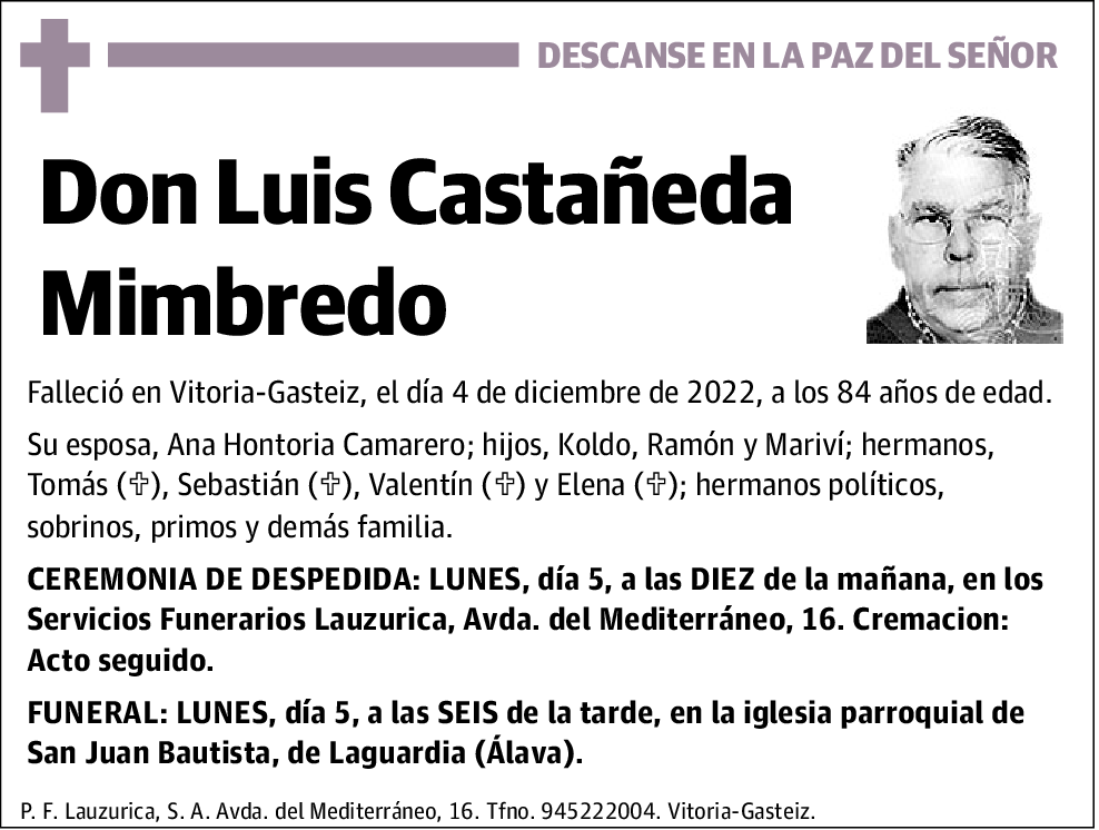 Luis Castañeda Mimbredo