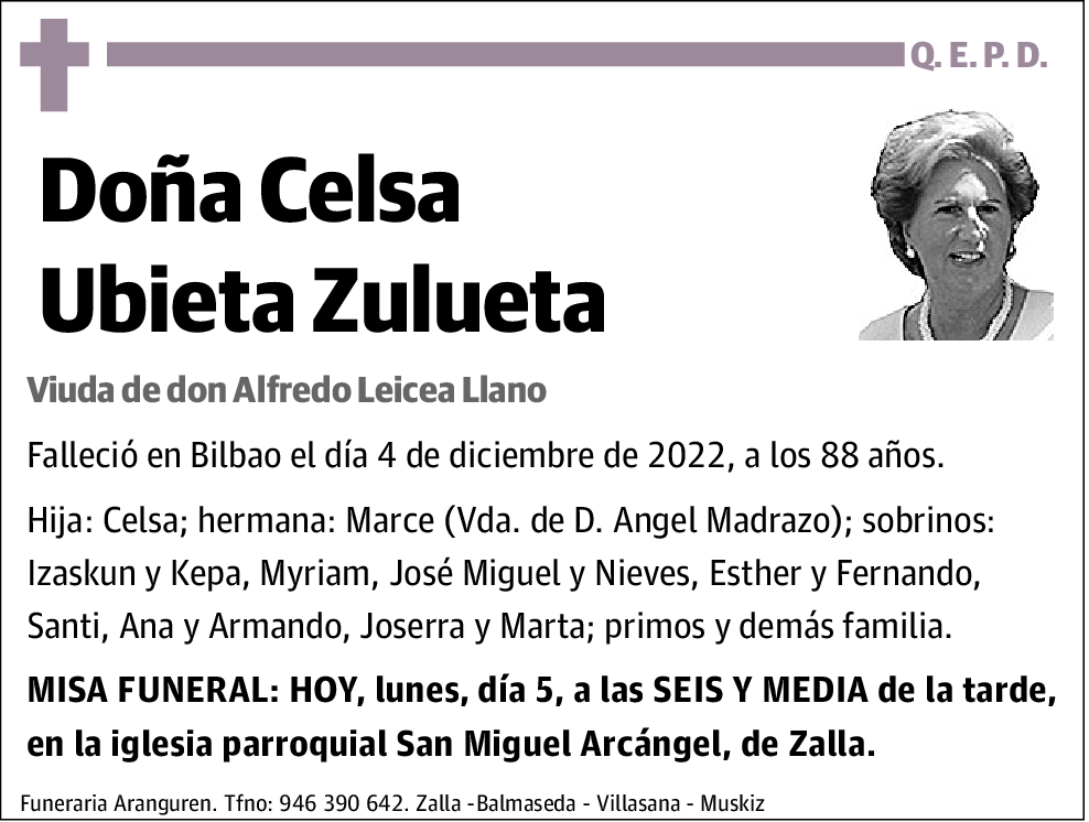 Celsa Ubieta Zulueta