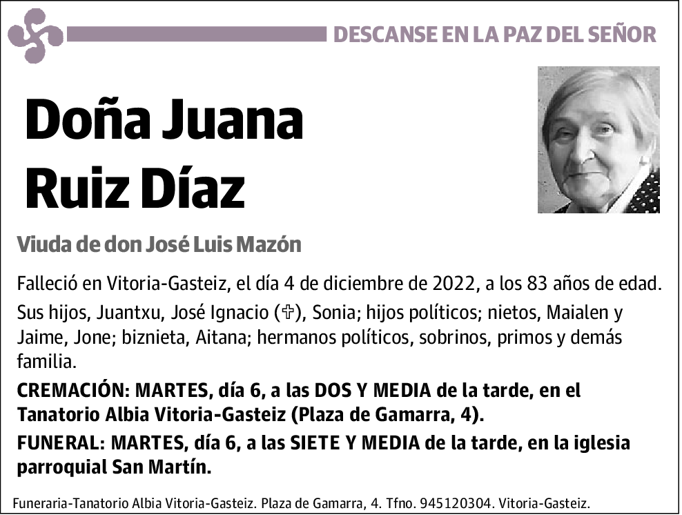 Juana Ruiz Díaz