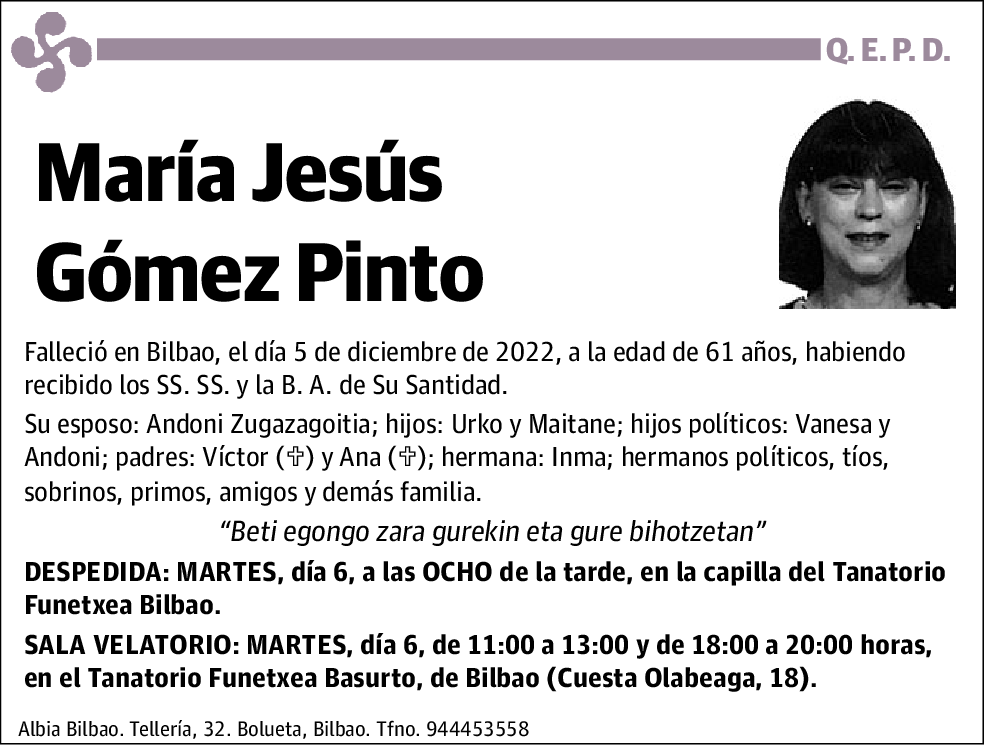 María Jesús Gómez Pinto