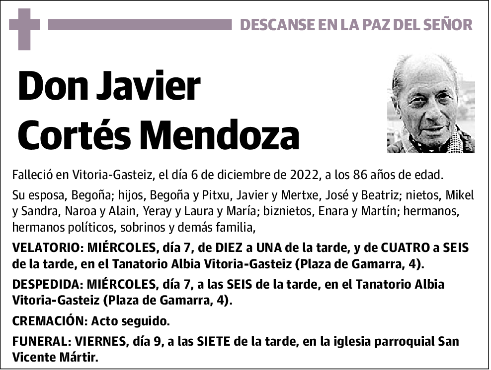 Javier Cortés Mendoza