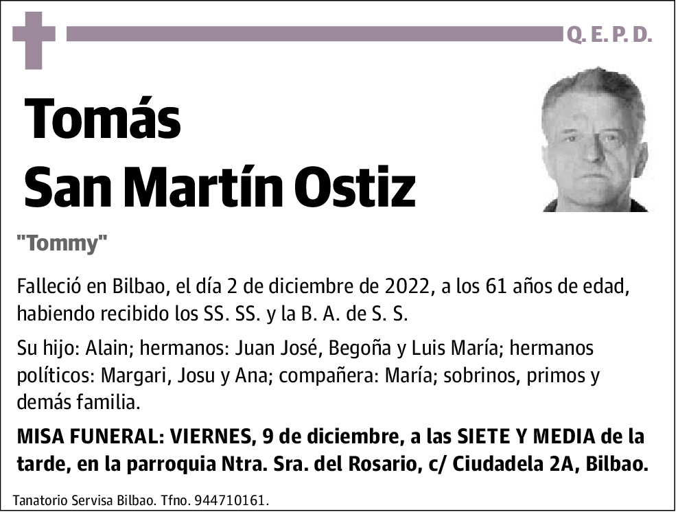 Tomás San Martín Ostiz