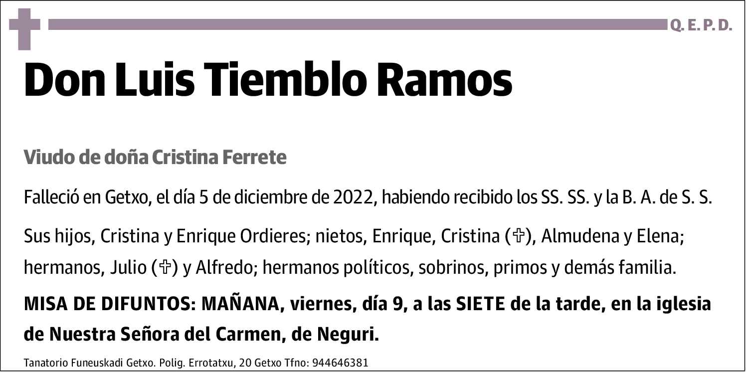 Luis Tiemblo Ramos