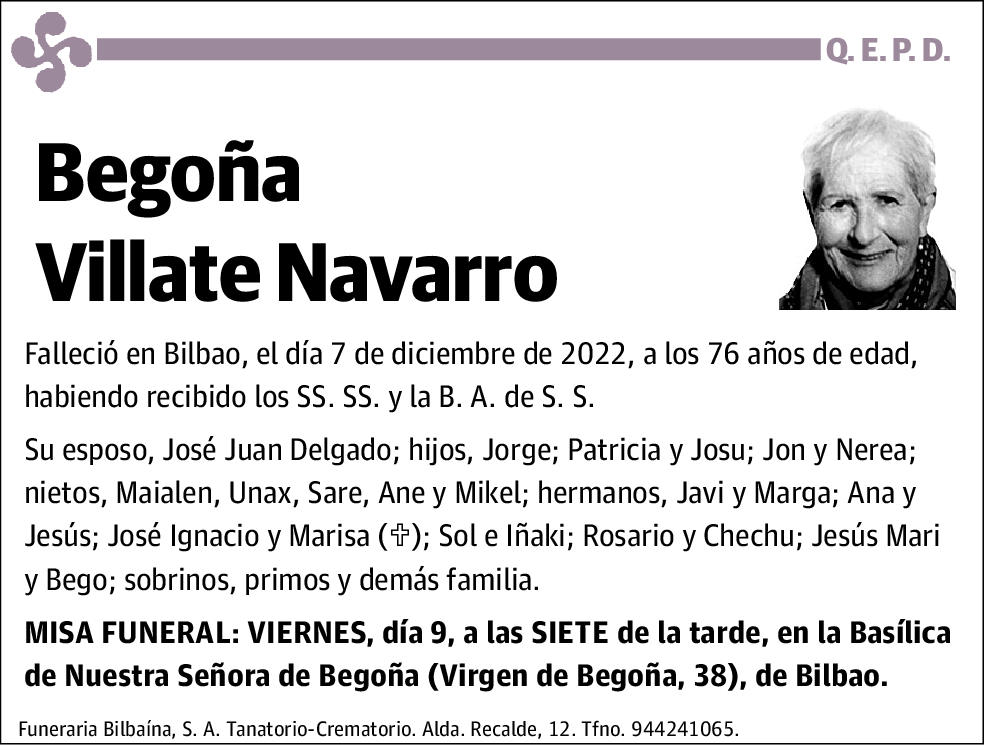 Begoña Villate Navarro