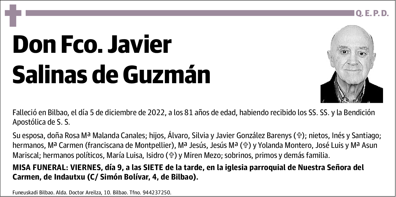 Fco. Javier Salinas de Guzmán