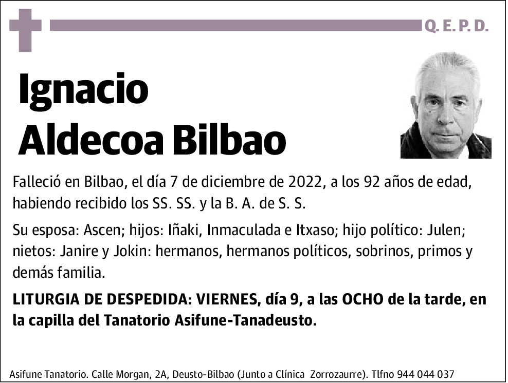 Ignacio Aldecoa Bilbao