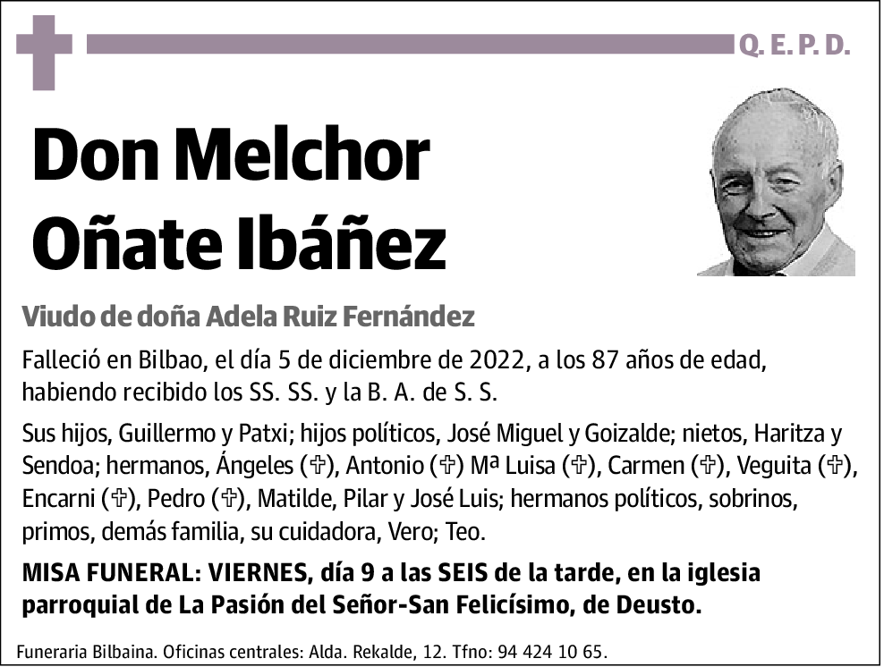 Melchor Oñate Ibáñez