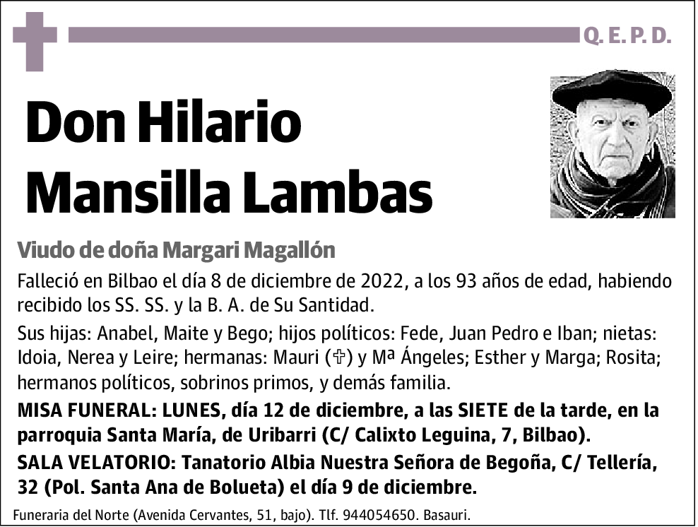 Hilario Mansilla Lambas