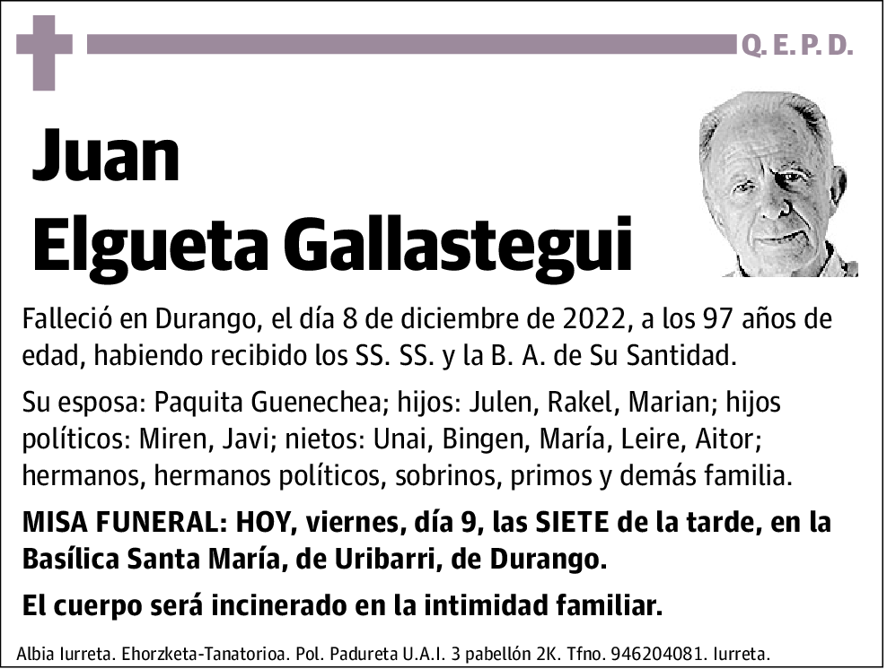 Juan Elgueta Gallastegui