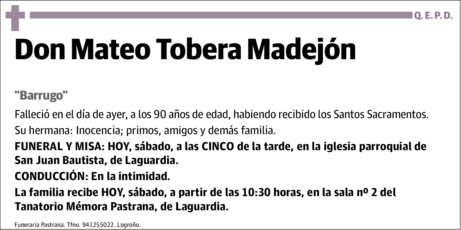 Mateo Tobera Madejón