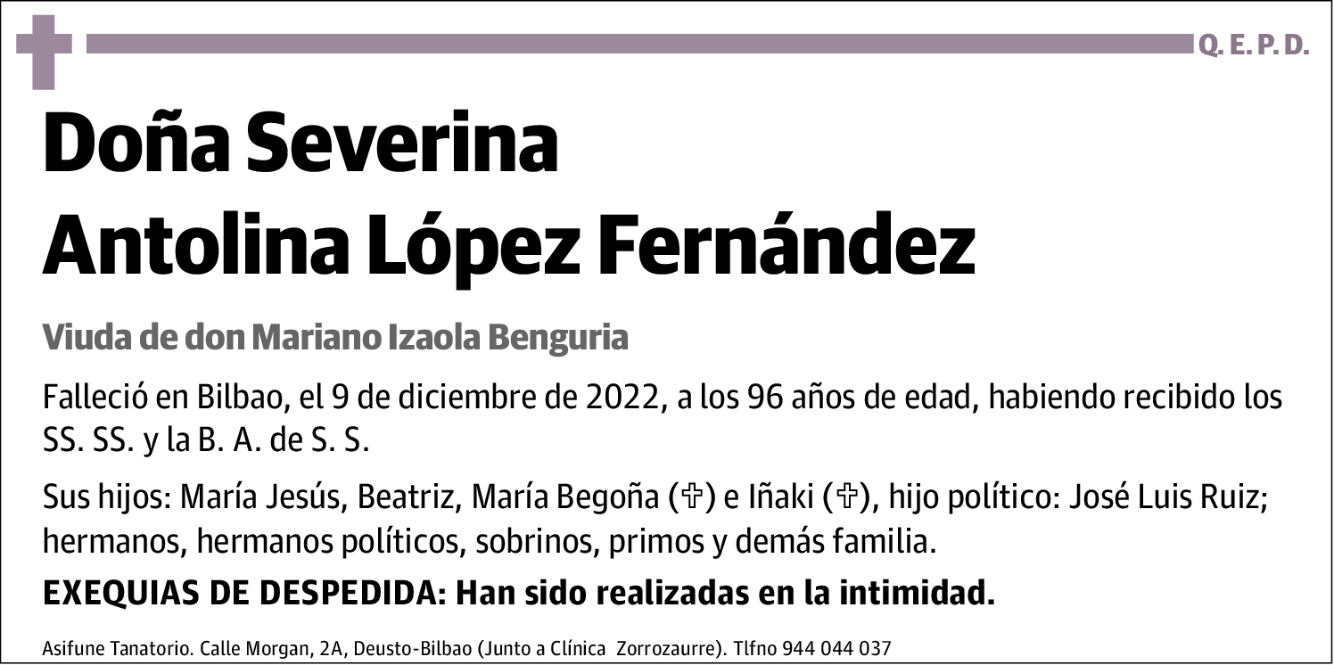 Severina Antolina López Fernández