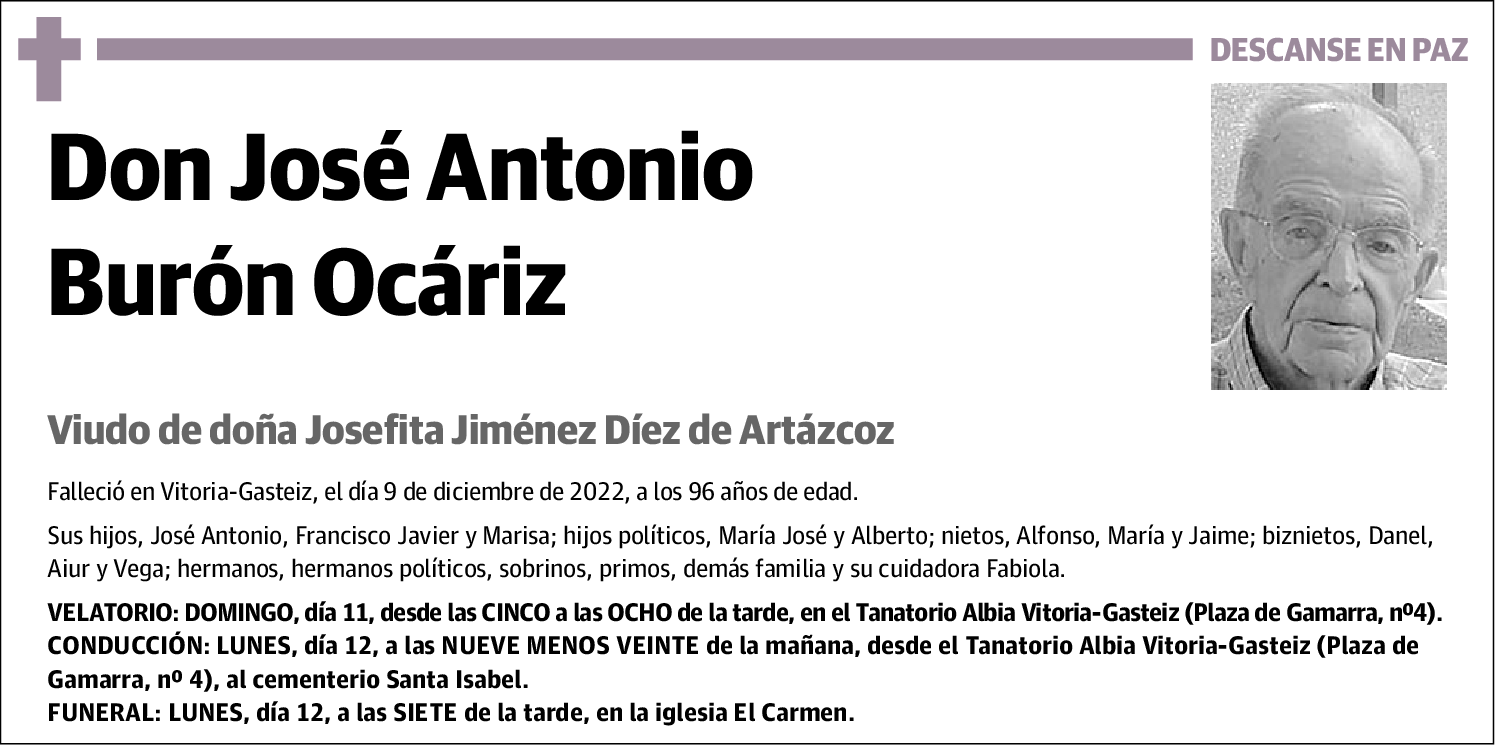 José Antonio Burón Ocáriz