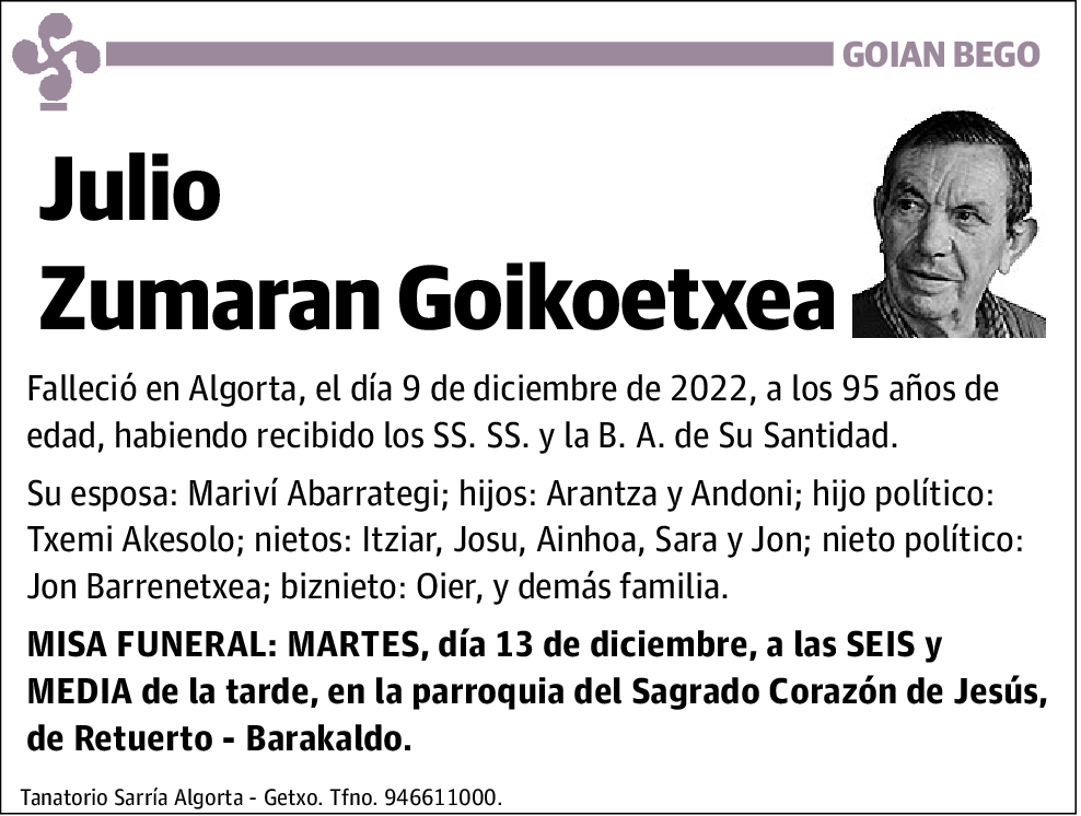 Julio Zumaran Goikoetxea