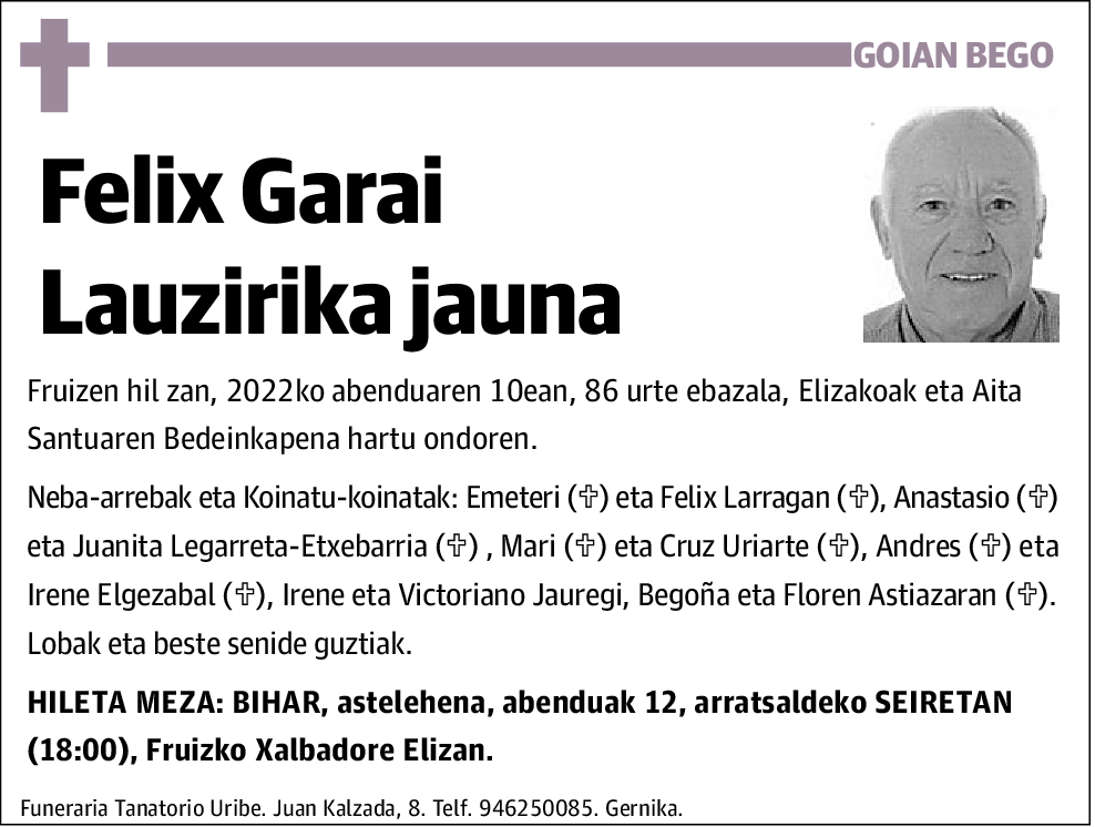 Felix Garai Lauzurika