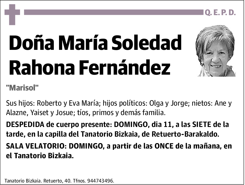 María Soledad Rahona Fernández