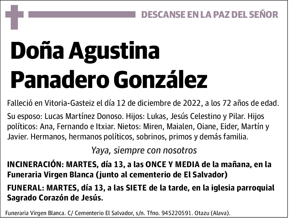 Agustina Panadero González