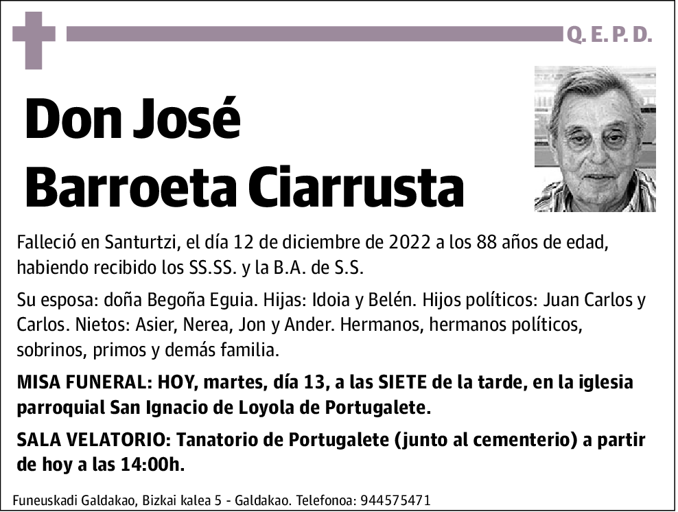 Jose Barroeta Ciarrusta