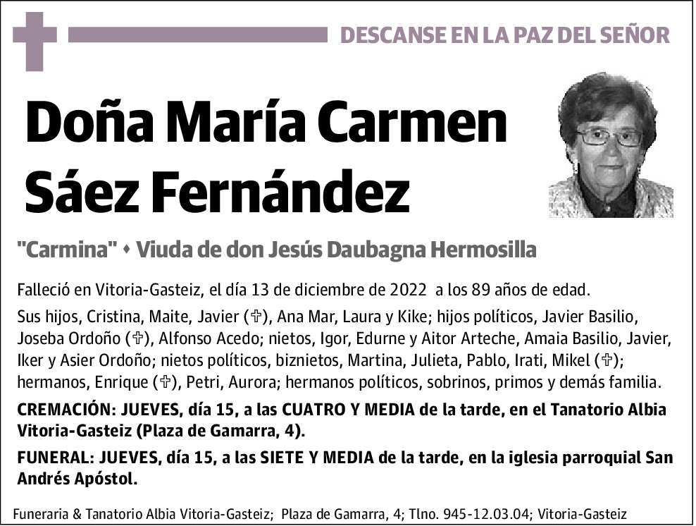 María Carmen Sáez Fernández