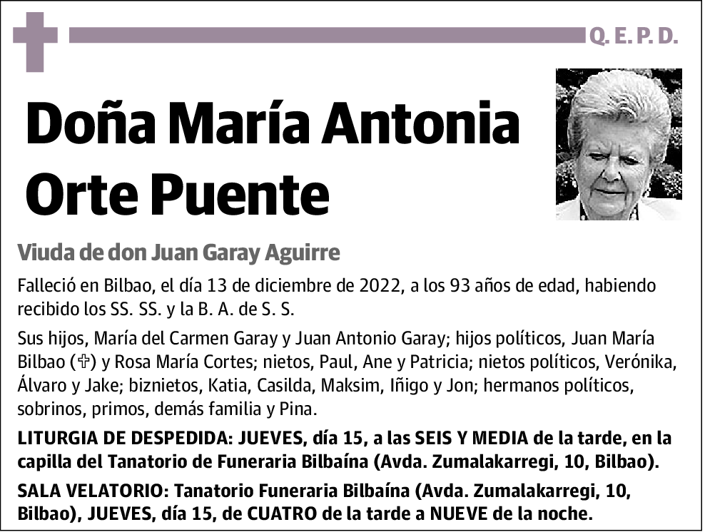 María Antonia Orte Puente