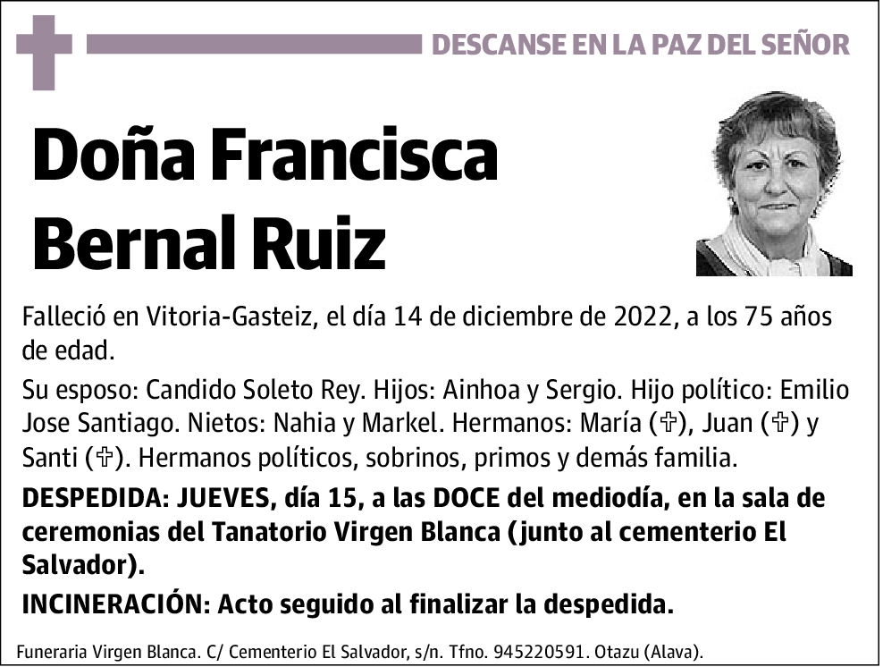 Francisca Bernal Ruiz