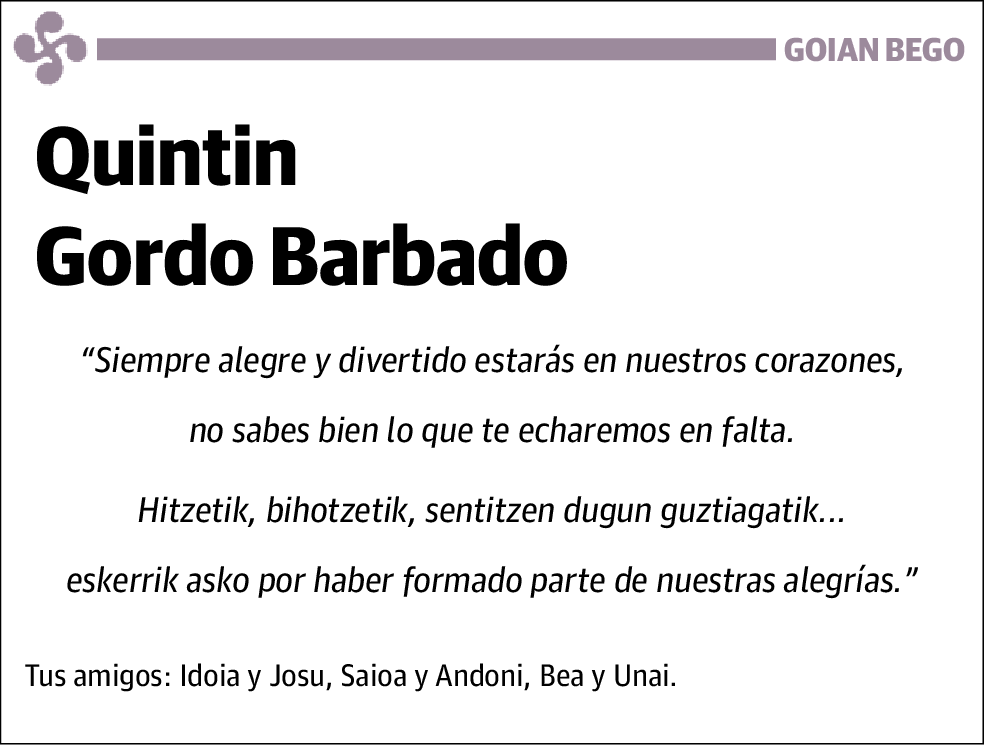 Quintin Gordo Barbado