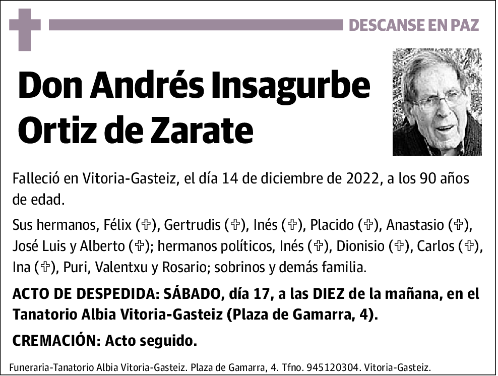 Andrés Insagurbe Ortiz de Zarate