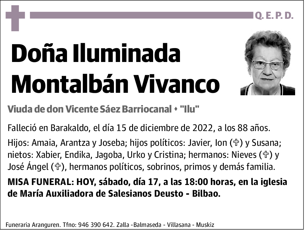 Iluminada Montablán Vivanco