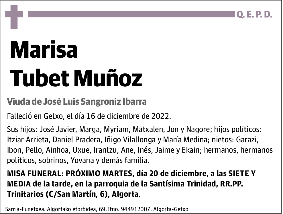 Marisa Tubet Muñoz