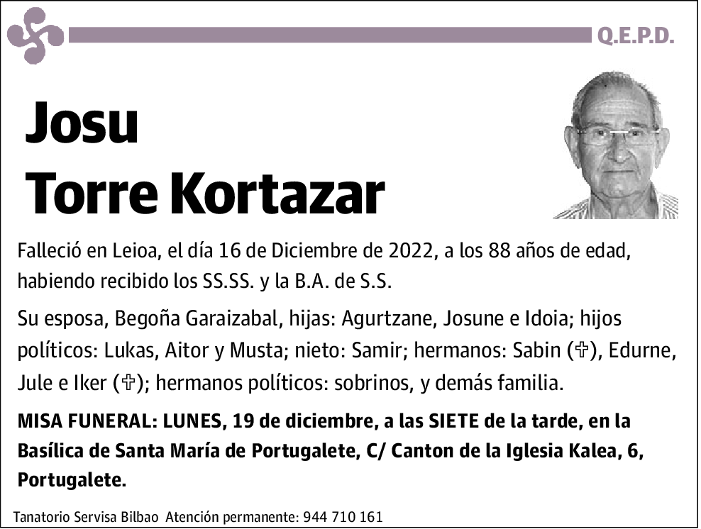 Josu Torre Kortazar