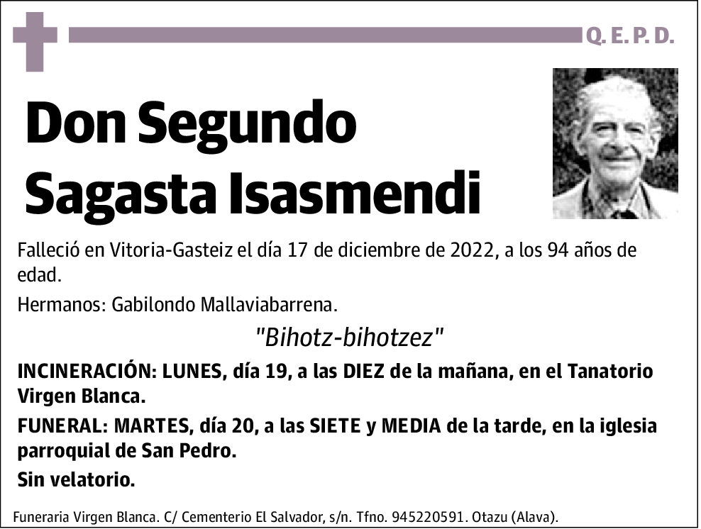 Segundo Sagaseta Isasmendi