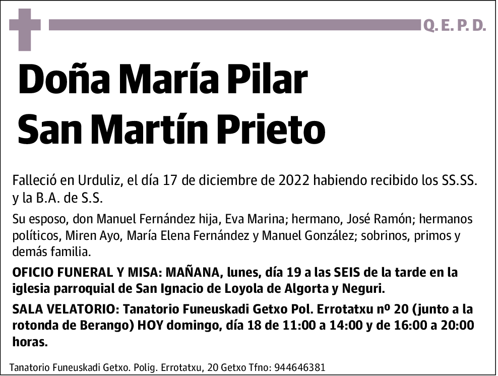 Maria Pilar San Martín Prieto