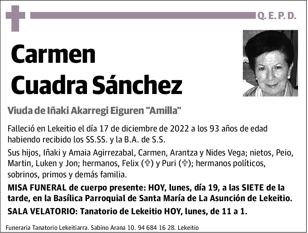 Carmen Cuadra Sánchez