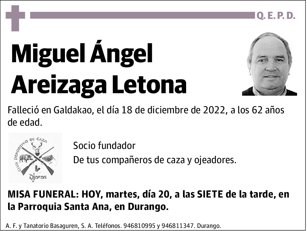 Miguel Ángel Areizaga Letona