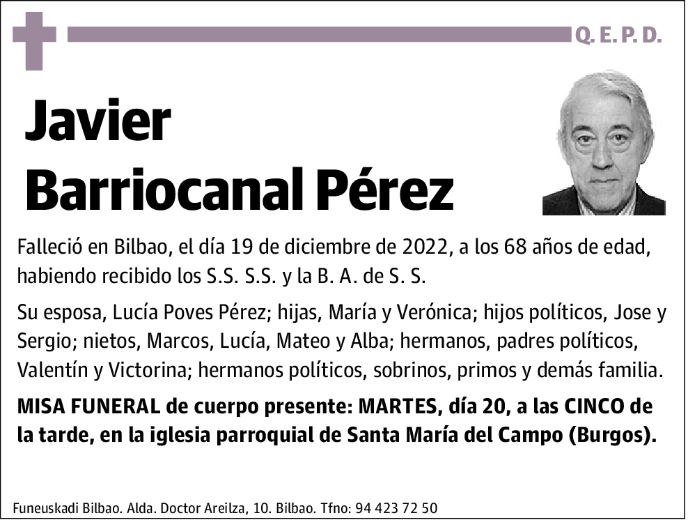 Javier Barriocanal Pérez