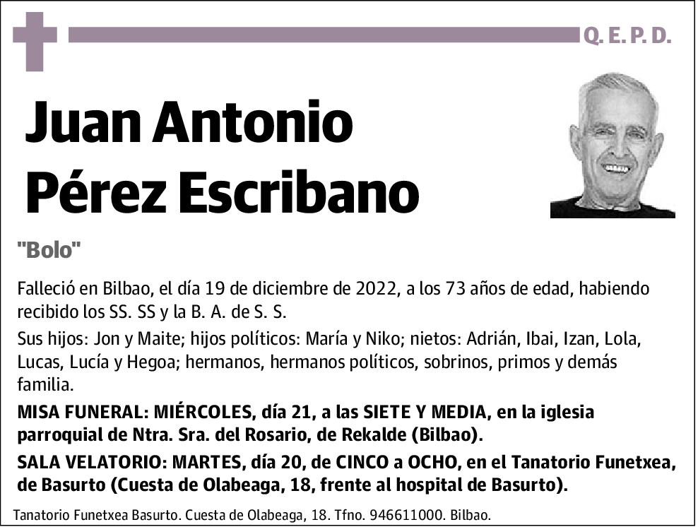 Juan Antonio Pérez Escribano